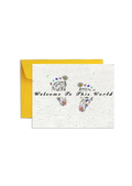 Wildflower Welcome — Baby Shower Seed Paper Card